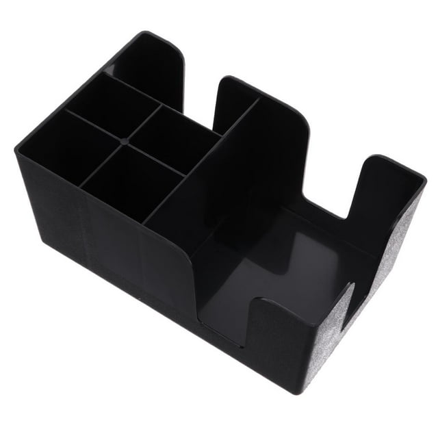 Organizador de Almacenamiento de Vasos de Papel Desechables Cola Rack Acrílico Para Negocios Negro