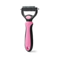 thumbnail image 1 of Cepillo profesional para perros y gatos, cepillo para perros de pelo largo, rastrillo para el cuidado de perros, doble cara, elimina nudos, esteras y pelo enredado, ROSA Sincero Hogar, 1 of 1