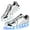 Silver, variant on USB-Rechargeable Illuminated Sneakers for Adult  - Phosphorescent Trim Details for Enhanced Night Visibility