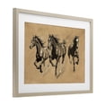 thumbnail image 3 of Stupell Industries Running Free Horse Trio Birch Framed Print Under Glass, design by Petal Prints Design, 3 of 9
