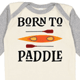 thumbnail image 4 of Inktastic Kayaking Born to Paddle Kayak Boys or Girls Long Sleeve Baby Bodysuit, 4 of 5