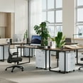 thumbnail image 4 of 3 Drawer Mobile File Cabinet with Lock, Under Desk Wooden Filing Cabinets for Home Office Organizer Letters/Legal/A4, 4 of 9
