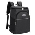 thumbnail image 1 of Mochila más fresca Bolsa más fresca aislada multifuncional del papel de aluminio engrosado para acampar picnic negro, 1 of 10
