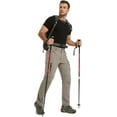 thumbnail image 5 of Hiauspor Convertible Hiking Cargo Work Pants Elastic Waist with 6 Pockers Khaki XL, 5 of 6