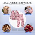thumbnail image 7 of Bingfone Men's Pajama Set 2 Piece Loungewear PJs, Long Sleeve with Pajama Pants-Garden Gnomes, 7 of 7