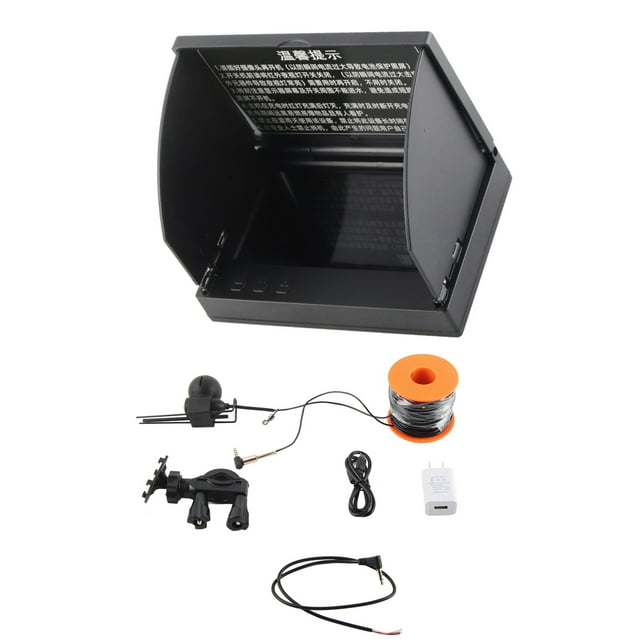 Détecteur de Poissons, Installation Simple Caméra de Pêche sous-Marine Portable Rechargeable 4.3 Po pour Glace Lac Mer