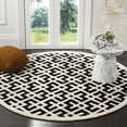 thumbnail image 2 of SAFAVIEH Chatham Jackson Geometric Wool Area Rug, Black/Ivory, 8' x 10', 2 of 10