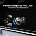 thumbnail image 4 of Car Camera Lens Protector — Clear, Weatherproof, Anti-Glar, Simple Adhesive Installation, 360° All-Round Protection, Compatible with All Car Models, 4 of 7
