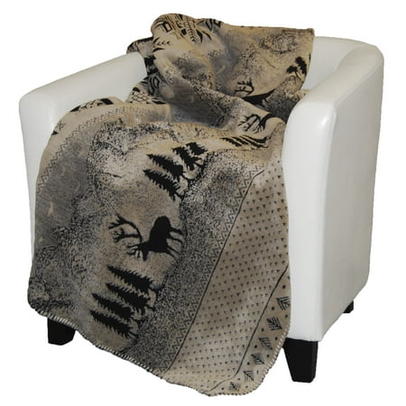 Denali Black Forest Friends Micro-plush Throw Blanket