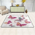 thumbnail image 3 of Non-Slip Area Rug 72"x48" Indoor Washable Floor Mats Carpet Printed for Living Room, Bedroom, Home Decor Colorful Butterflies, 3 of 7