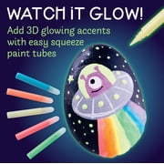 Creativity for Kids Glow in the Dark Rock Painting Kit | Paint & Decorate 10 Rocks (Ages 6+)