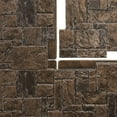 thumbnail image 4 of Ekena Millwork 49"W x 24 1/2"H x 1 1/4"D Castle Rock Stacked Stone, EverStone Faux Stone Siding Panel, Willow Peak, 4 of 9