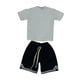 thumbnail image 2 of Conjunto de ropa para muñeca masculina a escala 1/6, pantalones cortos deportivos y camiseta hechos a mano, estilo casual. Conjunto de camisa blanca, 2 of 9