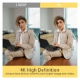 thumbnail image 4 of 4K Auto Focus AI-Powered PTZ Webcam Remote Control Living Stream Camera 3X Zoom Auto Track Online Meeting Video Camera, 4 of 6