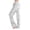 White, variant on Pink Women Halloween Pajamas Pants Women's Halloween wide leg pants. High waist, soft, comfy, baggy style, with pockets. Great for parties. S