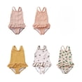 thumbnail image 3 of AJZIOJIRO Baby Girls Summer Bathing Suits Infant Summer Floral Swimsuit Toddler UPF 50+ Sun Protection Swimwear 6M-8T, 3 of 8