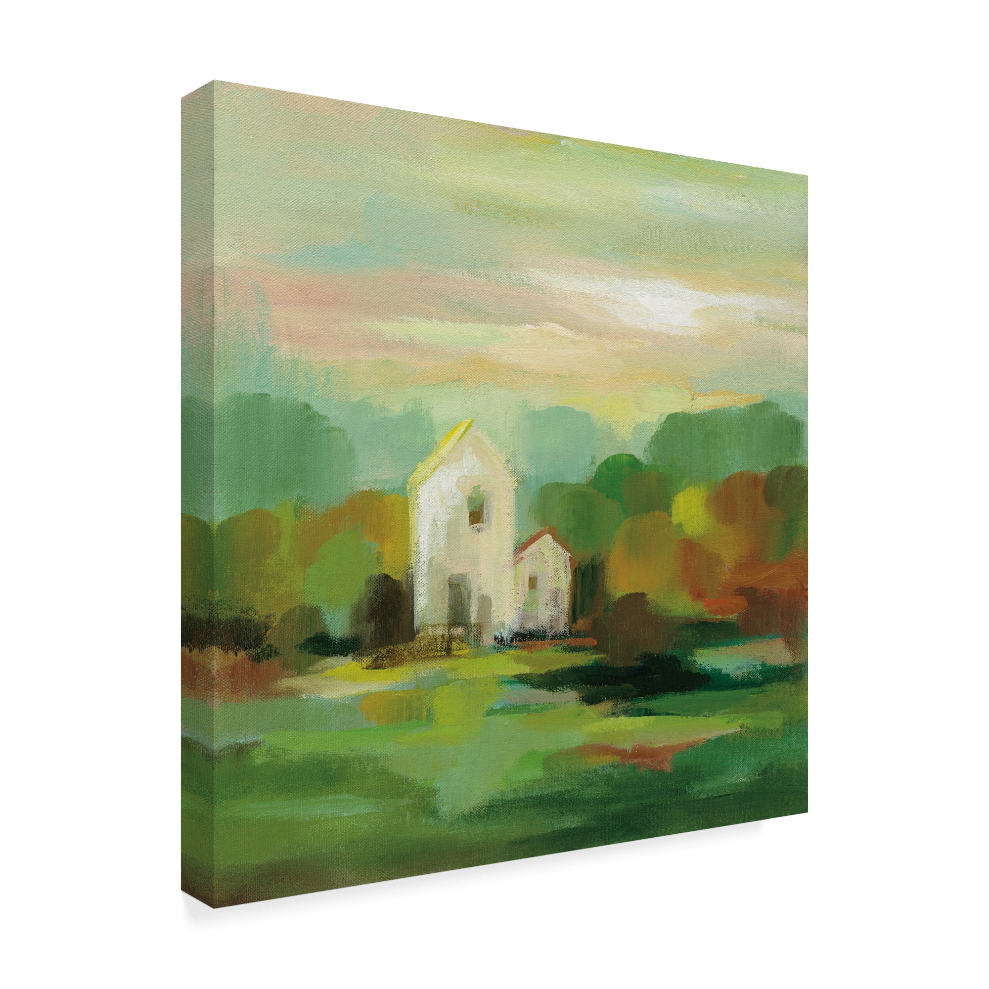 Trademark Fine Art 'October Farm I' Canvas Art by Silvia Vassileva