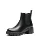 thumbnail image 1 of Botas Chelsea de mujer DREAM PAIRS con plataforma y tacón bajo negro, 1 of 6