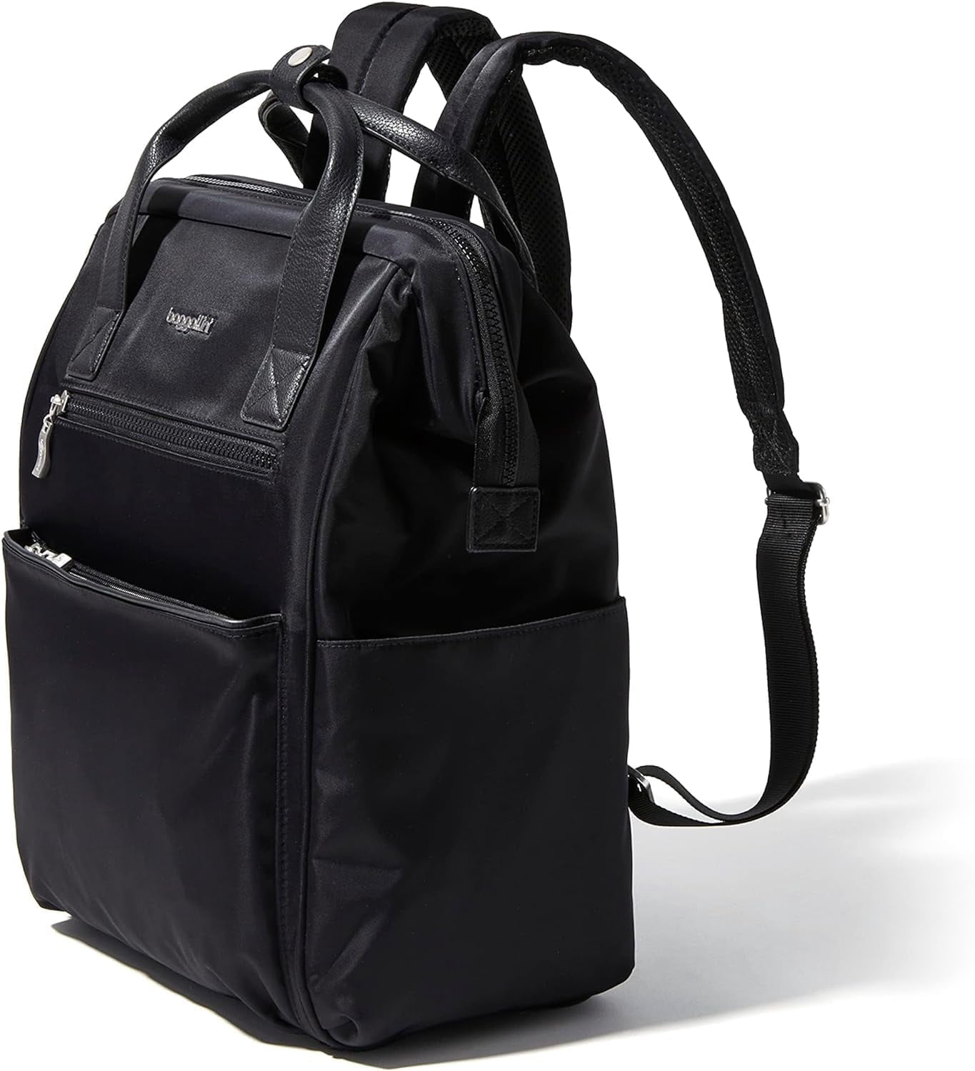 Baggallini Soho Backpack Black Water-Repellent Laptop Bag Travel 15\