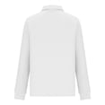 thumbnail image 4 of 3/4 Sleeve Sweatshirt for Women Quarter Zip Neck Sweatshirts Hoodies Modern Solid Casual Tops Size S, 4 of 5
