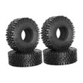 thumbnail image 3 of 4 piezas 1/10 RC Ruedas y neumáticos Neumáticos de coche de escalada Accesorio RC Neumáticos de coche de oruga RC Pieza de actualización RC para SCX10, 3 of 8