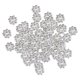 thumbnail image 3 of Juego de 200 cuentas espaciadoras de copo de nieve para decoración de bricolaje, cuentas sueltas para dijes, cuentas sueltas para Plata, 3 of 9