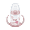 NUK Tritan Learner Sippy Cup, 5 ounce, Pink Hearts, 1 Pack
