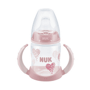 NUK Tritan Learner Sippy Cup, 5 ounce, Pink Hearts, 1 Pack