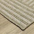 thumbnail image 3 of Woven Trends Aero - TR02A - Casual Style, Striped Pattern, Stain Resitant, Living Room, Dining Room, Office, Medium Pile Polypropylene Area Rug in Beige - 3' x 5', 3 of 3