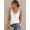 White, variant on QSAWXQZ Women's Lace Tank Top V Neck Sleeveless Cut Hollow Out Solid Casual Fashion Top with for Summer Wear S