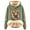 Light Green, variant on Women's Hooded Sweatshirt Long Sleeve Highland Cattle Print Thick Hoodies Loose Casual Fall Winter Warm Pullover Tops