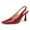 Red, variant on Pennysue pointed shiny leather ankle buckle high heels dress shoes for summer wedding or party