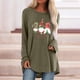 thumbnail image 1 of Pntutb moda mujer estampado manga larga cómodo transpirable cuello redondo tops Pntutb Pntutb-234, 1 of 5