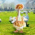 thumbnail image 3 of Moocorvic Porch Goose Clothing, Shaped Clothes for Courtyard Decor, Holiday Costume Set, Suitable for Seasonal Displays, Garden Decor(Yellow), 3 of 9