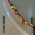 thumbnail image 5 of AZXY Christmas Garland Clearance Prelit,Battery Operated Christmas Garland with Lights, Christmas Indoor Decor with Led Lights,60in, 5 of 7