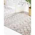 thumbnail image 3 of Rugs.com Eco Trellis Collection Rug – 2' x 3' Ivory Medium Rug Perfect For Entryways, Kitchens, Breakfast Nooks, Accent Pieces, 3 of 9