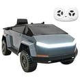 thumbnail image 1 of Montable Eléctrico Orbic Toys Cybertruck Br2102b Batería 12v Gris, 1 of 7