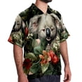 thumbnail image 2 of Koala Men's Casual Button Down Short Sleeve Printed Summer Beach Shirts, 2 of 6