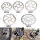 thumbnail image 2 of 140/160/180/203/220mm Stainless Steels Disc Brake Rotor With Screws Bicycles Disc Brake Rotor For Road Bike, Mountain Bike, 2 of 5