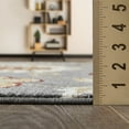 thumbnail image 2 of Loomaknoti Ohanzah Ostorn 5' x 7' Gray Floral Indoor Area Rug, 2 of 9