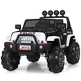 thumbnail image 1 of Costway 12V Kids Ride On Truck RC Car Spring Suspension w/ Lights Music Trunk, 1 of 10