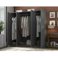 thumbnail image 2 of 100% Solid Wood Cosmo 4-Door Wardrobe, 2 of 6