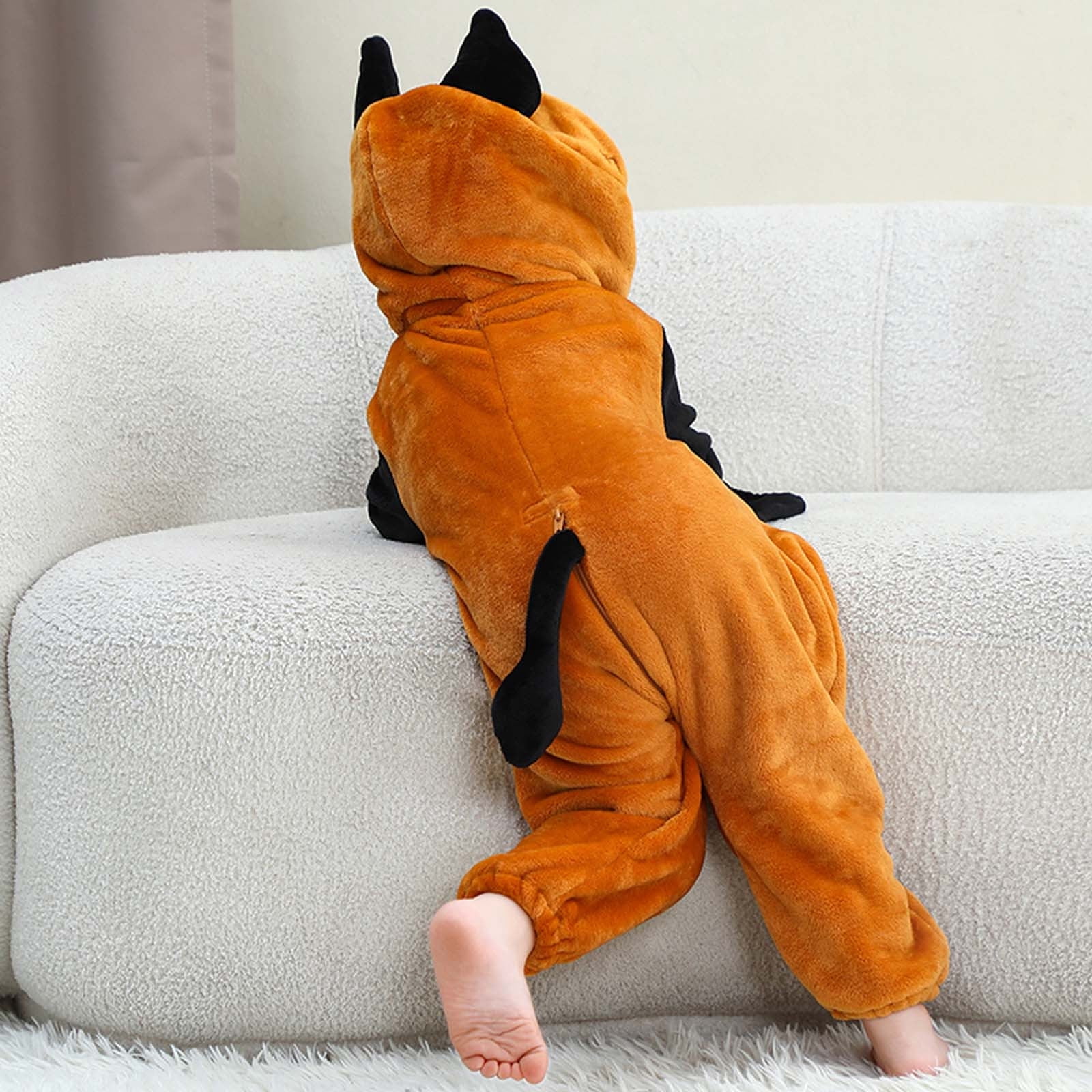 Animals Costumes, Animal Onesie, Paiwinds Toddler Boys Girls Cute Cosplay Romper Long Sleeve Hooded Jumpsuit Cute Flannel Clothes, 3 Years