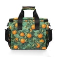 thumbnail image 7 of FORMRS Insulated Cooler Bag 24 Cans Capacity Soft Leakproof Lunch Box with Side Pockets, Orange Tree Pattern, 7 of 7