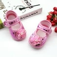 thumbnail image 2 of Baby Girl Shallow Floral Printed Cotton Canvas Shoes Slip On Newborn Crib Soft Sole Casual Sneaker First Walkers Toddler Shoes, 2 of 5