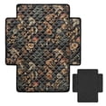thumbnail image 6 of FOR U DESIGNS Mushroom Leaf Print Recliner Chair Covers Waterproof Reclining Seat Cover for Pets, Machine Washable Reclining Sofa Cover Durable Non-Slip Furniture Protector, 6 of 6