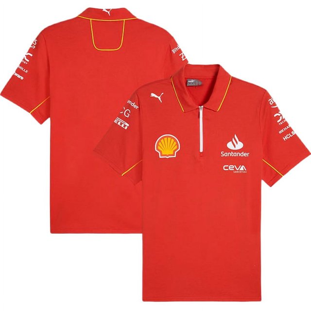 F1 Racing Uniform Team, Polo Shirt Short Sleeve, Soft And Breathable-QIUPING