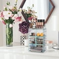 thumbnail image 6 of Sorbus Cosmetic Makeup and Jewelry Storage Case Tower Display Organizer - Spacious Design - Great for Bathroom, Dresser, Vanity and Countertop (Marble), 6 of 10