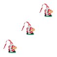 thumbnail image 2 of Monstrate Adorno colgante navideño de estilo de dibujos animados con cuerda roja, decoración navideña de Año Nuevo, decoración navideña Type1 NO1, 2 of 6