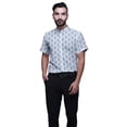 thumbnail image 1 of BESTMAN Chemise Décontractée pour Homme à Manches Courtes, Coupe Ajustée, en Coton, à Boutons, 1 of 5